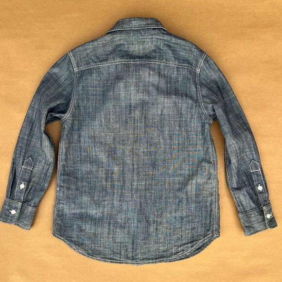 Crewcuts Look Chambray Boys Shirt - Picture 2 of 3